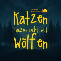 Katzen tanzen nicht mit Wölfen logo