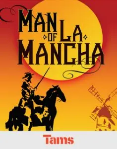 Don Quichot (de man van La Mancha) logo